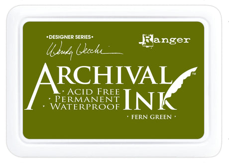 Ranger ink ranger • tampone di inchiostro d'archivio verde felce