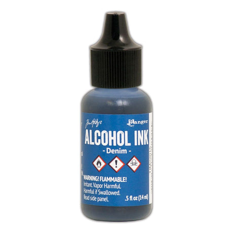 Inchiostro ranger ranger • tim holtz inchiostro alcolico denim 14 ml