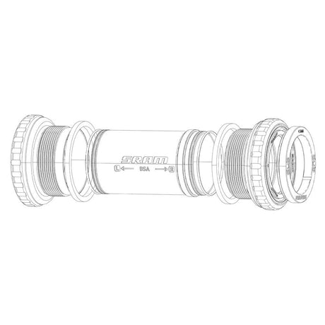 Kit distanziale Sram movimento centrale dub mtb strada