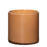 Vaas cilinder astra solid apricot oranje h10 d10 | 6 stuks