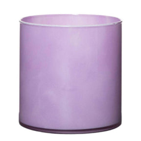 Vaas cilinder astra solid lavendel paars h15 d15 | 4 stuks