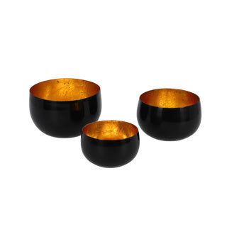 Ciotole Marrakech nere royal set da 3 | 4 pezzi