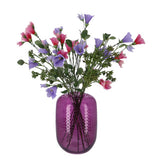 Vaso da fiori mali 28 cm viola