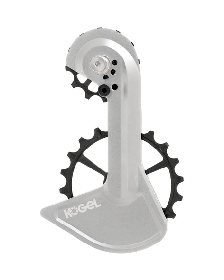 Shimano gabbia deragliatore a sfera oversize kolossos speed grx 2x strada grigia (grezza)