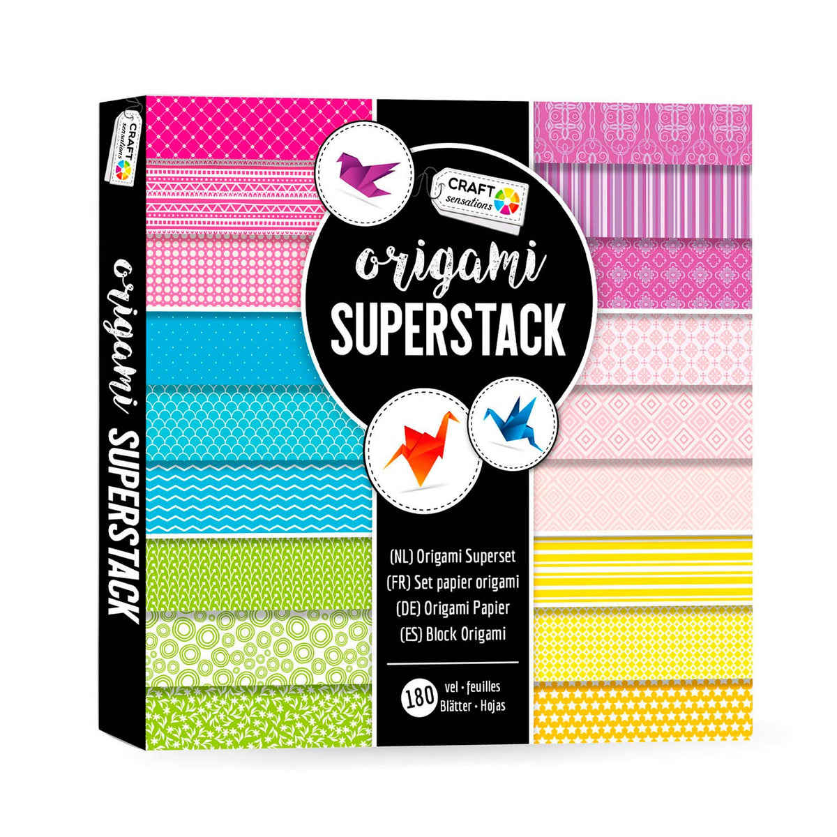 Gruppo di artigianato creativo Origami Superpack, 180vel
