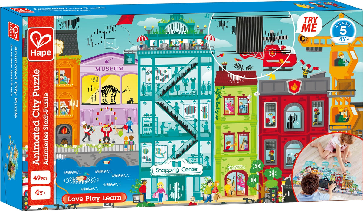 Hape - puzzle del pavimento della città 49 pezzi