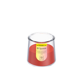 Candela profumata Spaas purelight - citronella rosso vivo | 6 pezzi