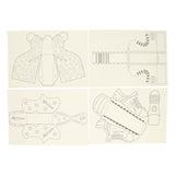 Set artigianale Grafix Sinterklaas: crea la tua scarpa 4 disegni + 4 matite