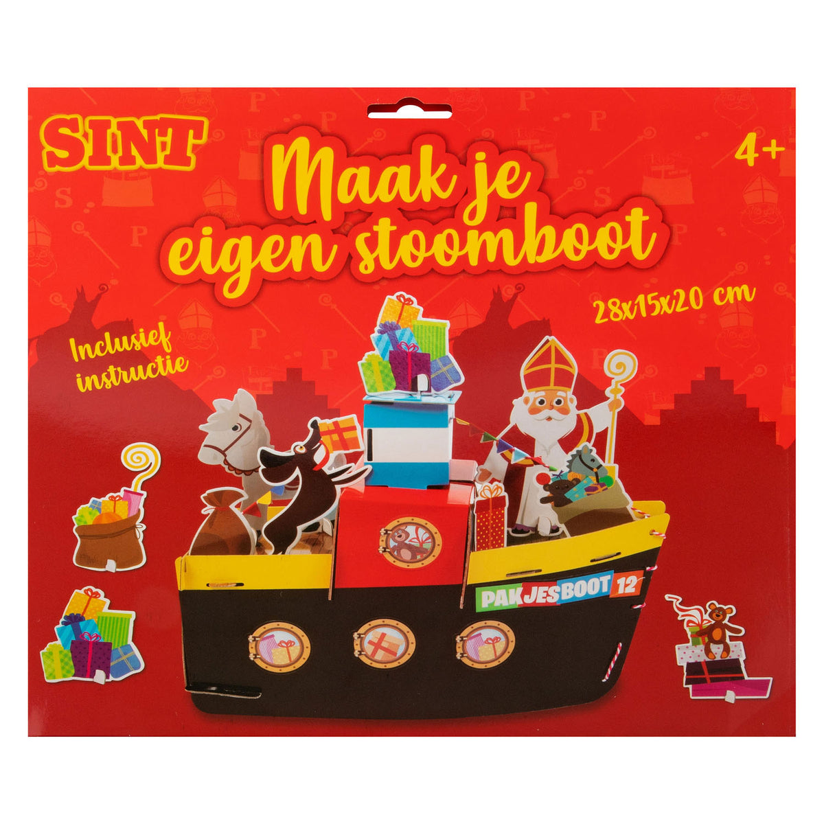 Set artigianale Grafix Sinterklaas: crea il tuo battello a vapore