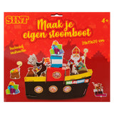 Set artigianale Grafix Sinterklaas: crea il tuo battello a vapore