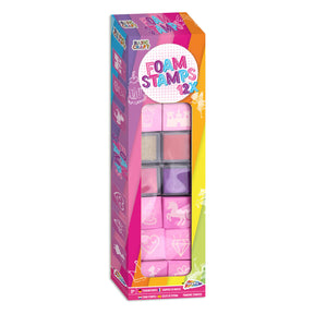 Set di timbri in schiuma Grafix - rosa