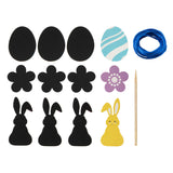 Gruppo creativo creativo da grattare Ciondoli Pasqua, 9 pz.