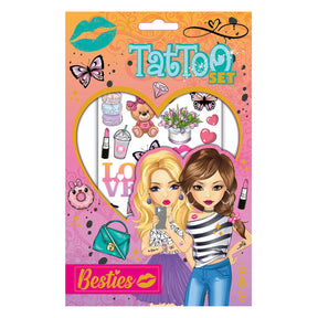Set di tatuaggi besties