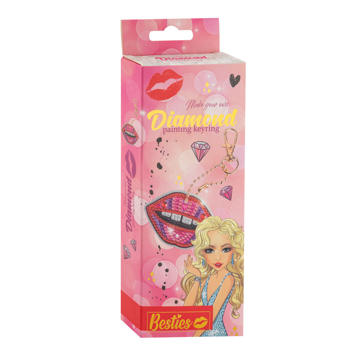 Realizzare il portachiavi con pittura con diamanti Besties