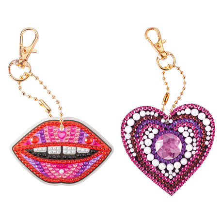 Realizzare il portachiavi con pittura con diamanti Besties
