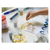 Set di decorazioni per glitter di gruppo di artigianato creativo, 17dlg.