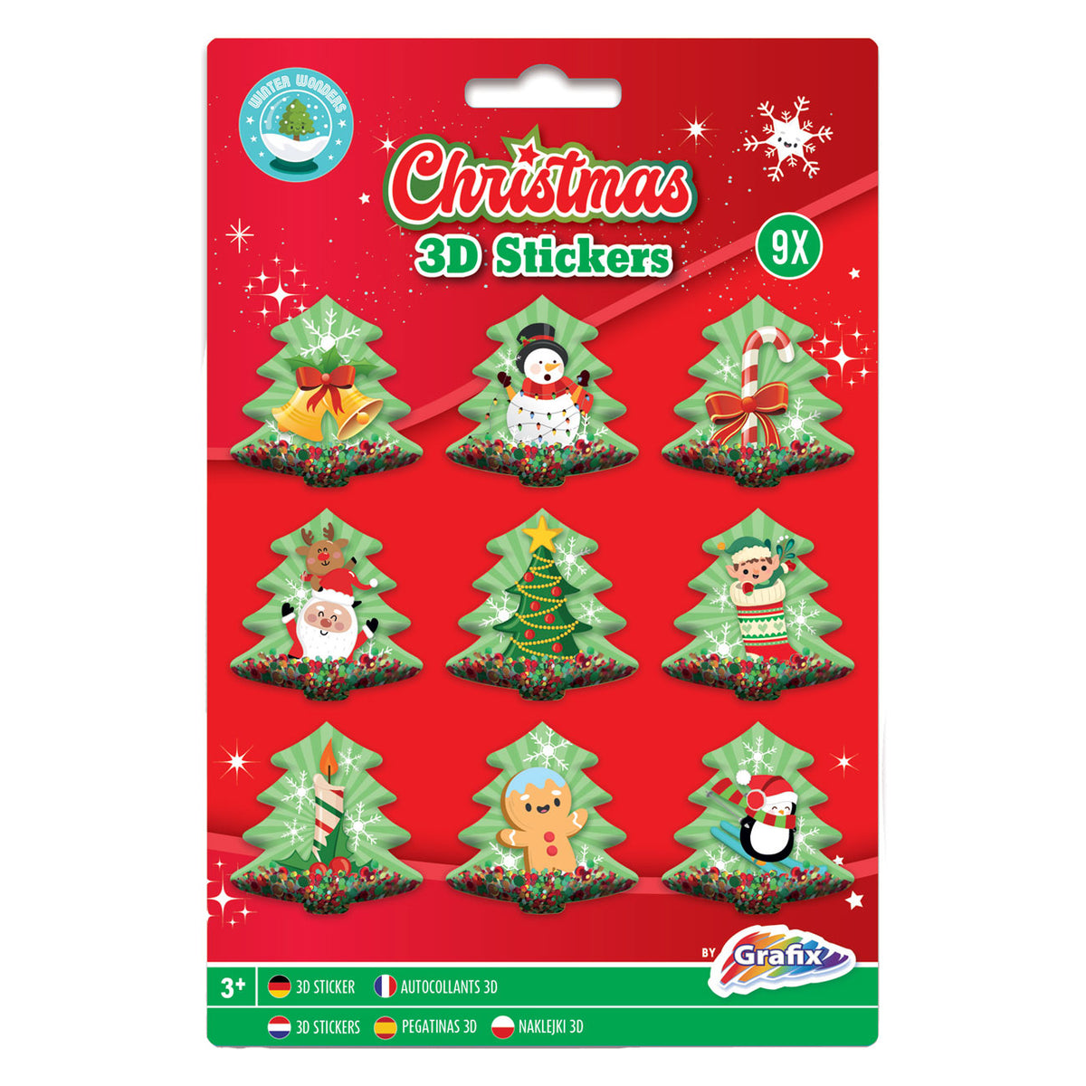 Grafix adesivi 3D Natale