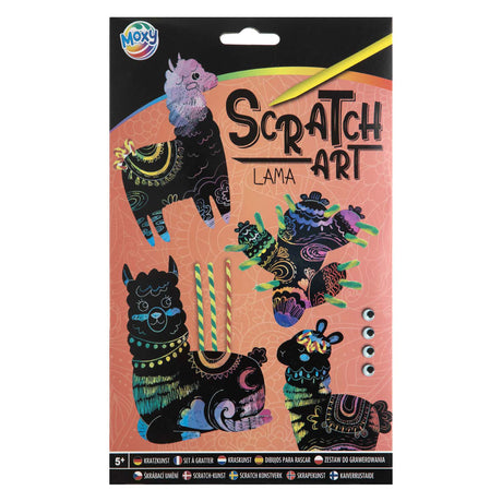 Il gruppo di artigianato creativo crea la tua scratch art