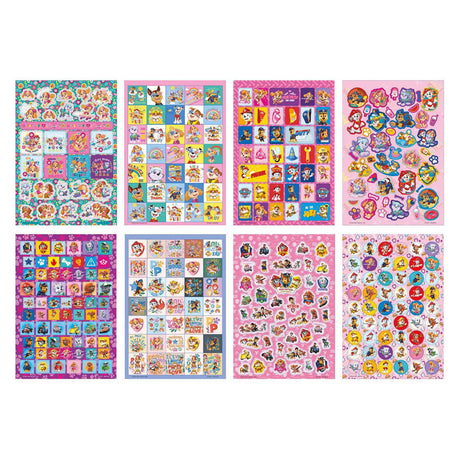 Libro di adesivi glitterati Moxy Paw Patrol - formato A5, 8 fogli