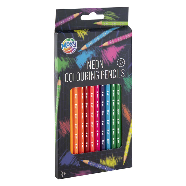 Gruppo creativo creativo Matite colorate neon, 12 pz.