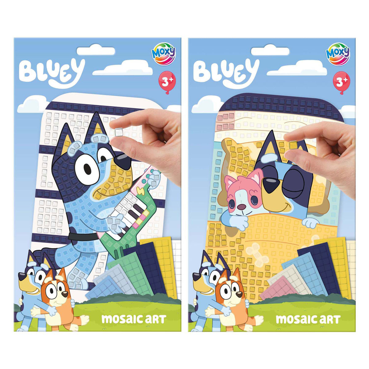 Gruppo artigianale creativo mosaico bluey art a5