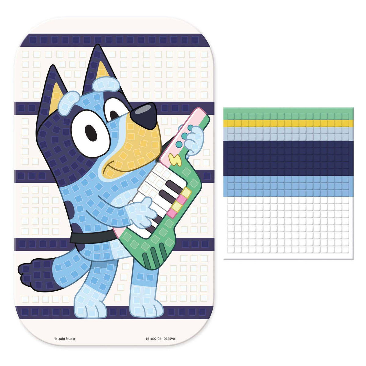 Gruppo artigianale creativo mosaico bluey art a5