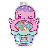 Totum mini mymy stickerboek - 18 pagina's - 250+ vorm- en metallic stickers - speelgoed kinderen - knutselen - voor meisjes en jongens - ook voor kleuters - vanaf 3 jaar
