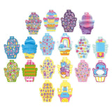 Totum mini mymy stickerboek - 18 pagina's - 250+ vorm- en metallic stickers - speelgoed kinderen - knutselen - voor meisjes en jongens - ook voor kleuters - vanaf 3 jaar