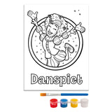 Creative craft group club van sinterklaas schilder je eigen canvas a5
