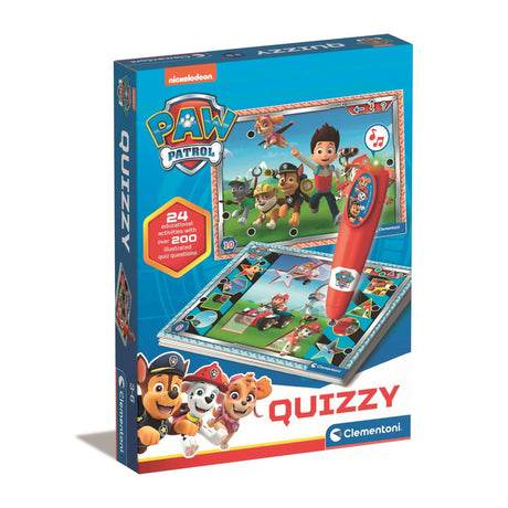 Clementoni imparare giocando - penna interattiva Paw Patrol - più di 200 quiz educativi - giocattoli educativi 3-6 anni