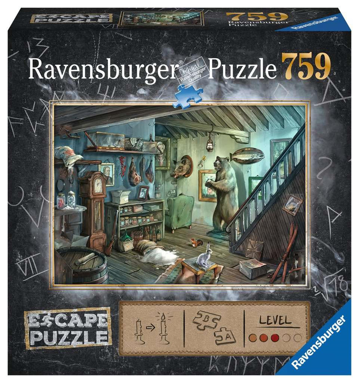 Ravensburger puzzle escape 8 seminterrato proibito 759 pezzi