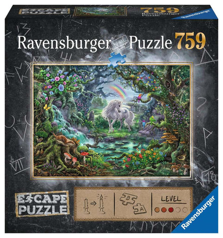 Ravensburger puzzle escape 9 unicorno 759 pezzi