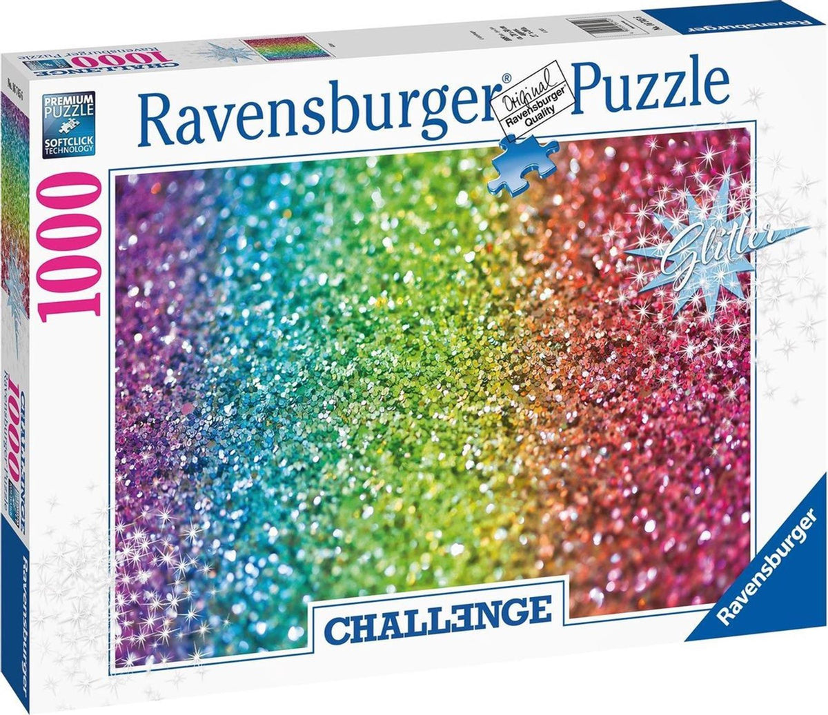 Ravensburger Puzzle Glitter - Puzzle - Sfida da 1000 pezzi