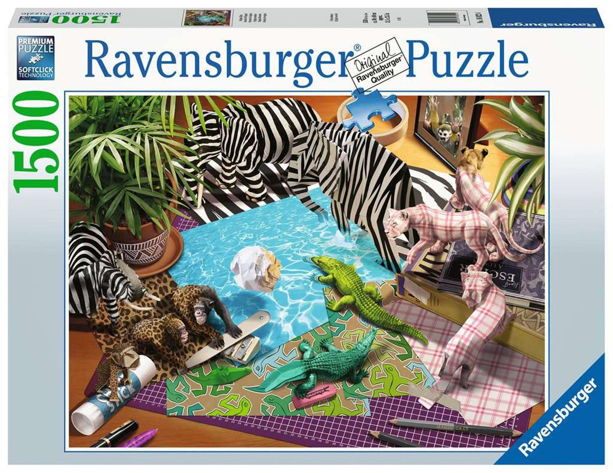 Ravensburger puzzle origami avventura 1500 pezzi