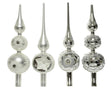 Decoris picco vetro argento 31cm