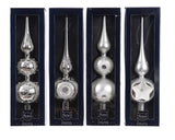 Decoris picco vetro argento 31cm