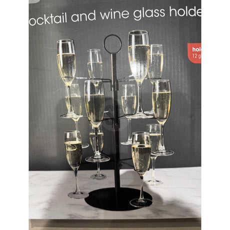 Etagere home styling per bicchieri da vino da cocktail a 3 strati