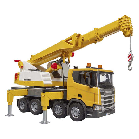 Bruder 3571 camion scania 560r gru liebherr con camion