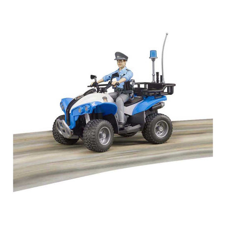 Quad della polizia Bruder con poliziotta e ausst.