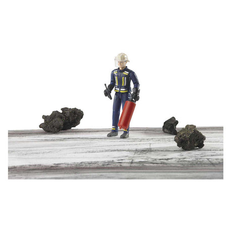Pompiere Bruder bworld con accessori 1:16