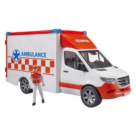 Ambulanza Bruder Mercedes Sprinter con paramedico - suono leggero - 2676