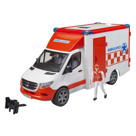 Ambulanza Bruder Mercedes Sprinter con paramedico - suono leggero - 2676