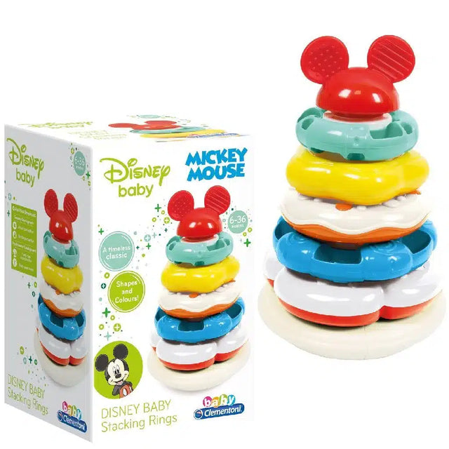 Clementoni - Anelli impilabili Disney Topolino
