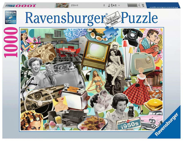Puzzle Ravensburger anni '50 1000 pezzi