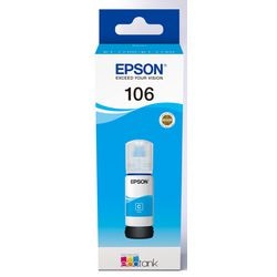 Boccetta d'inchiostro epson 106 c13t00r240 ciano