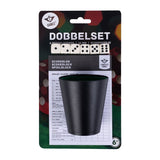 Set di dadi Longfield, tazza, 6 dadi e libretto dei punteggi