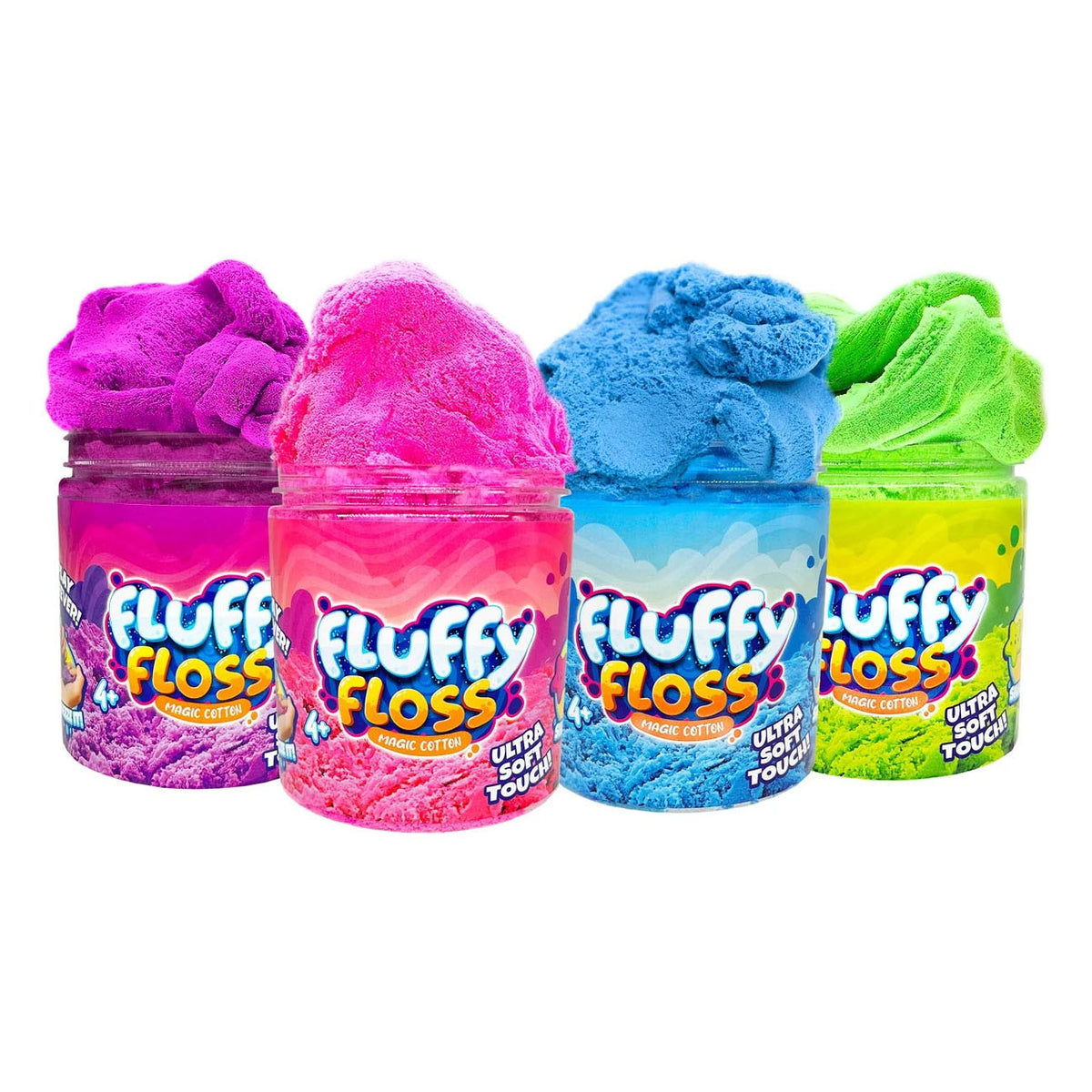 Candyflos schizzinosi giocano a sabbia con drop -off cappuccio