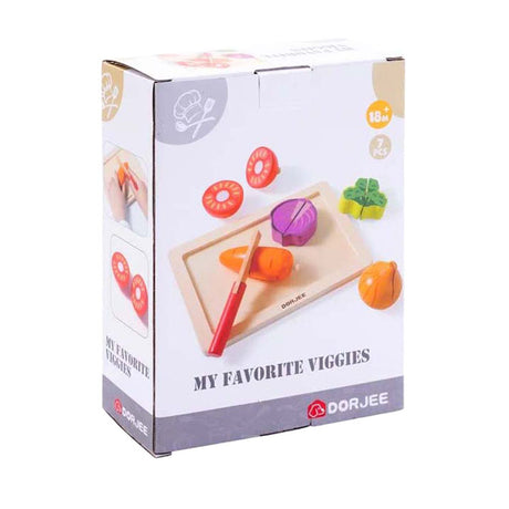 Set da taglio per verdure in legno Dorjee