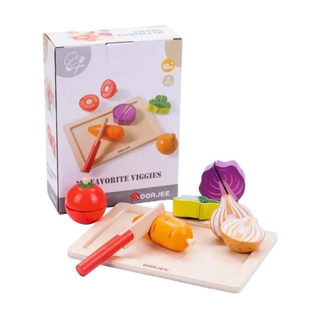 Set da taglio per verdure in legno Dorjee
