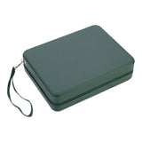 Gioco di backgammon da viaggio con cerniera - verde